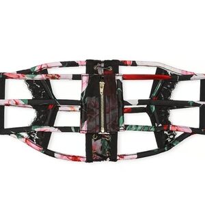 Victoria's secret luxe stretch silk VERY SEXY Atelier Caged Corset waist Cincher